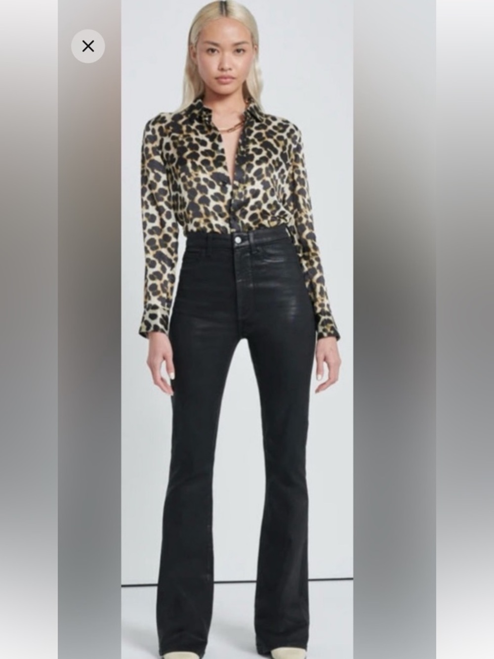7 For All Mankind Ultra High Rise Skinny Boot Jeans in Black